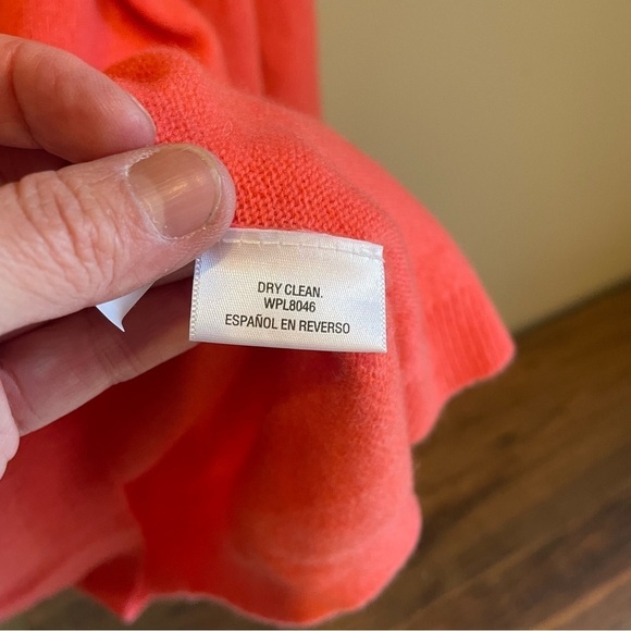 Charter Club Cashmere Sweater Peachy Orange - Picture 3 of 9